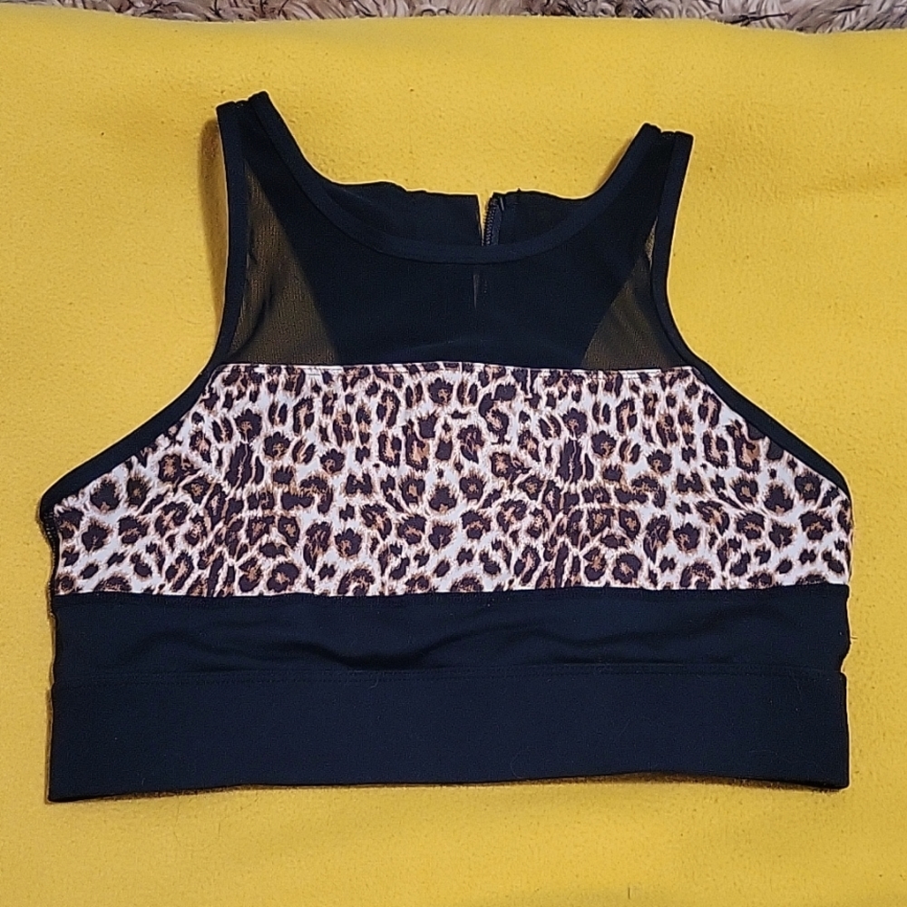 Zyia Leopard All Star Sports Bra